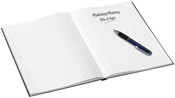 Notitieboek Leitz WOW A4 160blz 90gr lijn zwart-2