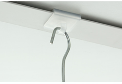 Plafondclip kunststof 2x2cm t.b.v. systeemplafond 10 stuks