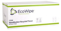 Handdoek EcoWipe Z-vouw wit 2-laags 25x23cm 20x 160 stuks