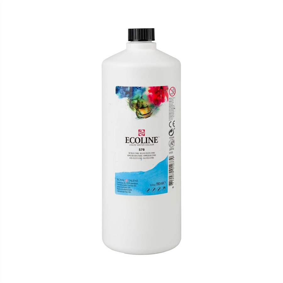 Ecoline Talens 990ml hemelsblauw 578