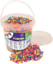 Strijkkralen midi neon assorti, 5000 stuks
