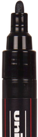 Paintmarker Uni POSCA PC5M medium fluor rood-2