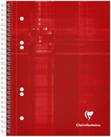 Collegeblok Clairefontaine Studium A5+ ruit 5x5mm 6-gaats 80 pagina's assorti-3
