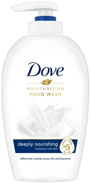 Handzeep Dove Beauty Cream Wash 250ml met pomp (OP=OP)
