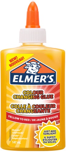 Kinderlijm Elmer's kleurveranderde 147ml geel