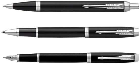 Vulpen Parker IM matt black CT fijn-3