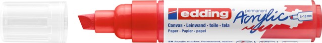 Acrylmarker edding e-5000 breed verkeersrood