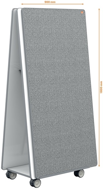 White- en Memobord systeem Nobo Move & Meet 90x180cm-7