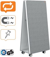 White- en Memobord systeem Nobo Move & Meet 90x180cm-3