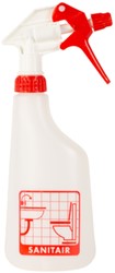 Sprayflacon Cleaninq 600ml leeg met logo sanitair