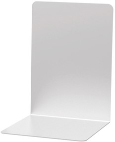 Boekensteun MAUL aluminium 16x15x21cm set 2 zilver