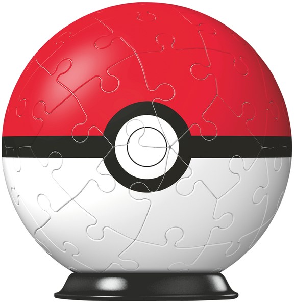 3D puzzel Ravensburger Pokemon Pokeball 54 stuks