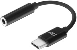 Adapter ACT USB-C naar 3.5mm audio jack 0.1 meter