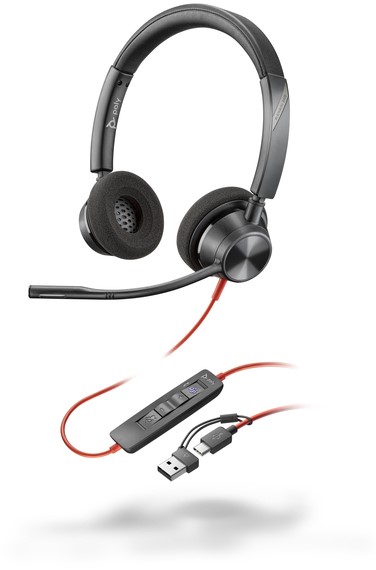 Headset HP POLY Blackwire 3320 Stereo USB-C