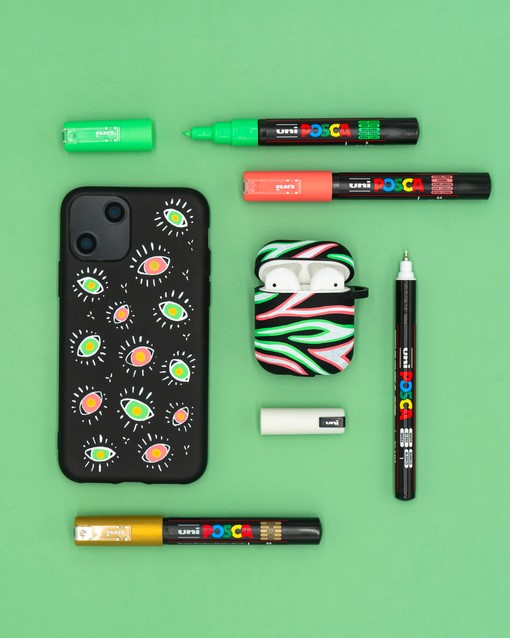 Paintmarker Uni POSCA PC5M medium fluor rood-4