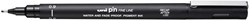 Fineliner Uni-ball Pin 0.9mm zwart