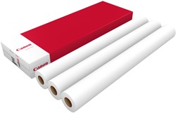 Inkjetpapier Canon 914mmx50m 75gr standaard 3 rollen