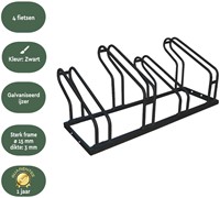 Fietsenrek BRASQ  4 fietsen BS400 zwart-3