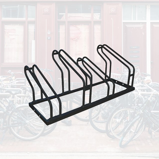 Fietsenrek BRASQ  4 fietsen BS400 zwart-3