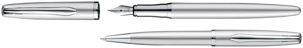 Schrijfset Pelikan Jazz Noble Elegance K36+P36 medium silver-5
