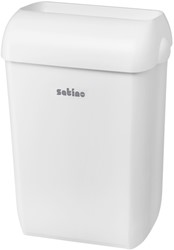 Afvalbak Satino open inworp 43 liter wit 332570