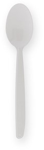 Lepel IEZZY herbruikbaar PP 185mm 50 stuks wit