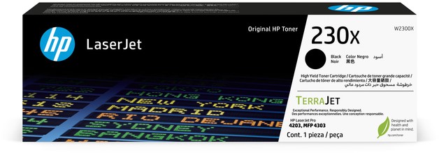Tonercartridge HP W2300X 230X zwart