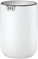 Afvalbak EKO Fandy 2 tafelmodel met swingdeksel 2,2 liter wit