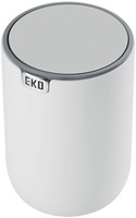 Afvalbak EKO Fandy 2 tafelmodel met swingdeksel 2,2 liter wit-2