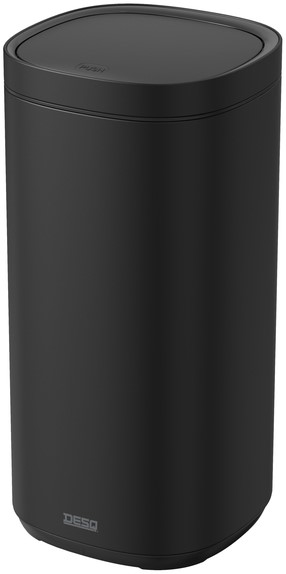 Afvalbak Desq Touch 50 liter RVS zwart