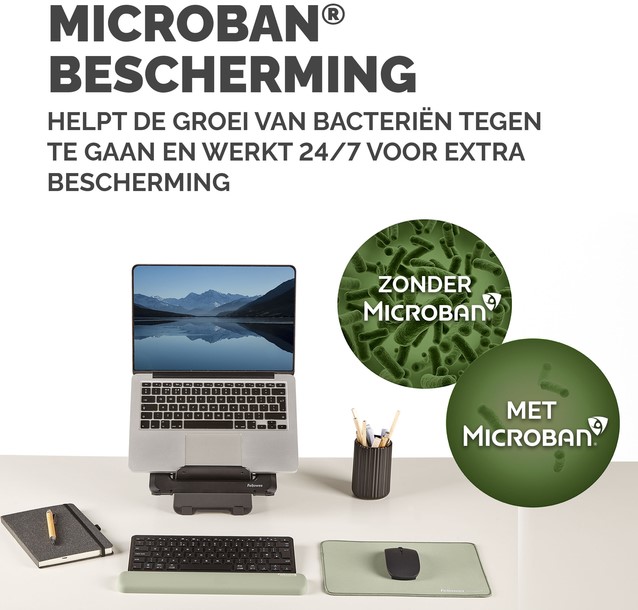 Polssteun Fellowes Breyta compact saliegroen-2
