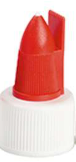 Spateldop Collall t.b.v. lijmflacon vierkant 150/250ml rood