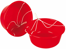 Weegschaalbakjes Educo rood 2 stuks t.b.v. weegschaal (E522186)