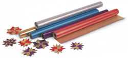 Aluminiumfolie violet/goud 50cm x 10 meter OP=OP