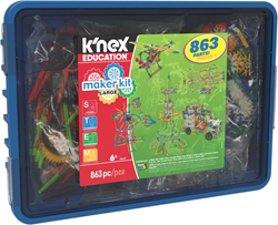 K'NEX Education / STEM Explorations 78497 Maker kit large 863-delig incl. ideeënboek