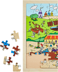 Puzzel ridders, 99 stukjes