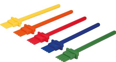 Lijmuitstrijker lijmvinger 13cm assorti