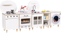 Speelmeubelset Rolf More hout wit 5-delig