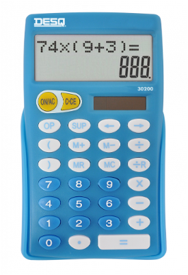 Rekenmachine Desq pocket Cool4School blauw (voorheen Citizen FC Junior / FC-100)