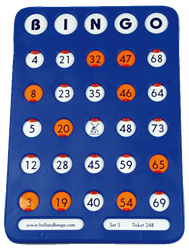 Bingoplankje met schuifjes