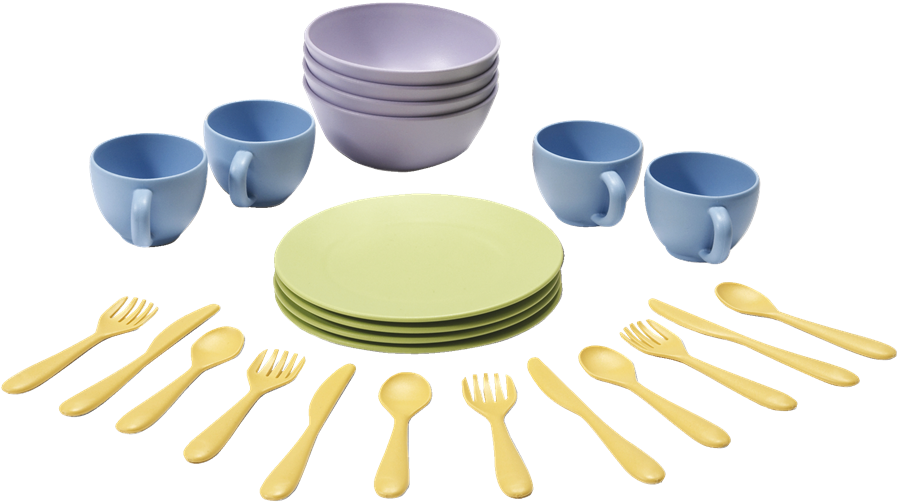 Servies Green Toys 24-delig