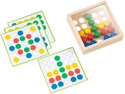 Mozaïekbakje Educo met gekleurde ballen  (900000303)