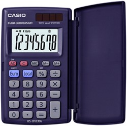Rekenmachine Casio Portable 5,2x11,2cm HS-8VERA
