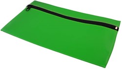 Schooletui Beto met rits 15x26cm skai lichtgroen