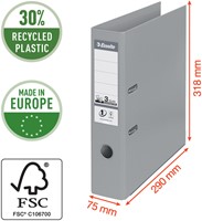 Ordner Esselte Vivida 81130 A4 75mm PP wit-3