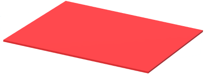 Gekleurd tekenpapier 50x70cm 120 grams rood