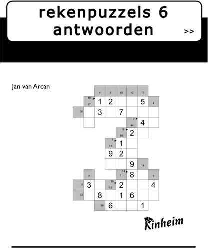 Rekenpuzzels 6 antwoorden