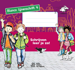 Schrijven leer je zo groep 4 blanco lijnenschrift 0,9 mm
