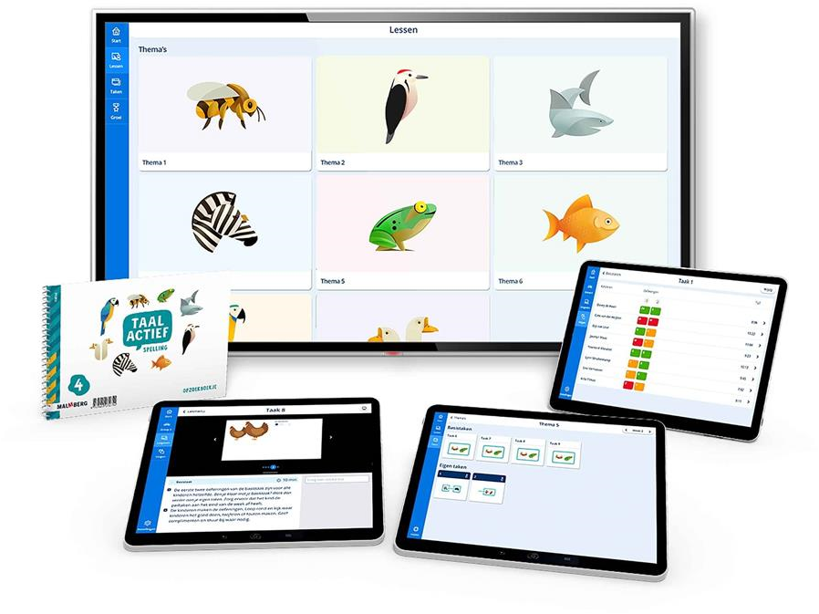 Digitaal platform Taal Actief 5 Spelling Basis Digitaal pakket groep 5