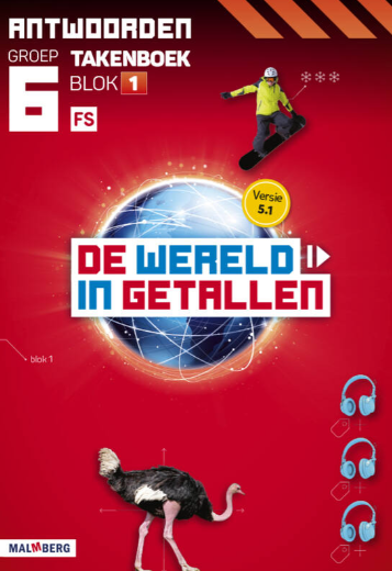 De wereld in getallen 5.1 groep 6 antwoordenboek taken blok 1 - FS